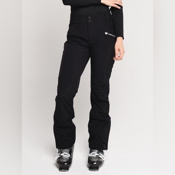 Obermeyer Women’s Bandera Ski Snow Pant Black White - Picture 1 of 14